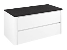 Sapho LUCIE umyvadlová skříňka s rockstone deskou 89,5x45x44,5cm, bílá / rare rock LU090-3030-01