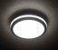 KANLUX BENO stropní LED svítidlo pr.260x55mm, 24W, černá grafit 33341