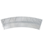 ALCA Bazénový rošt obloukový bez protiskluzu AP2-295-R-1000
