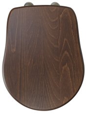 Kerasan RETRO WC sedátko, ořech/bronz 109340