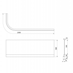 Polysan ASTRA R panel čelní 34812