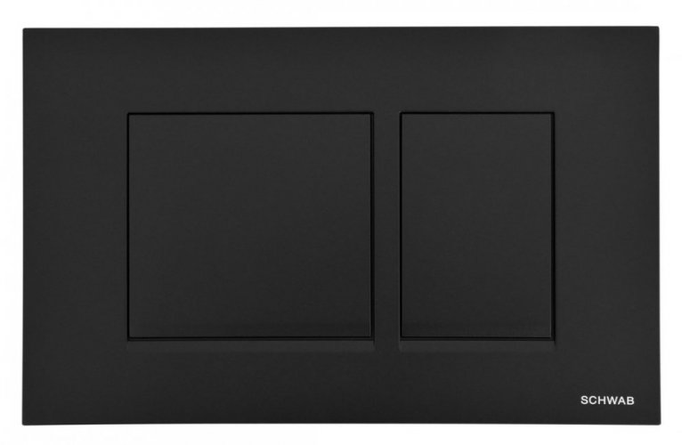 SCHWAB CERES ovládací tlačítko, 246x159 mm, černá mat P67-0190-0250