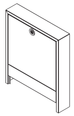 REHAU Skříňka rozdělovače pro montáž nad omítku AP 605, 13474101001