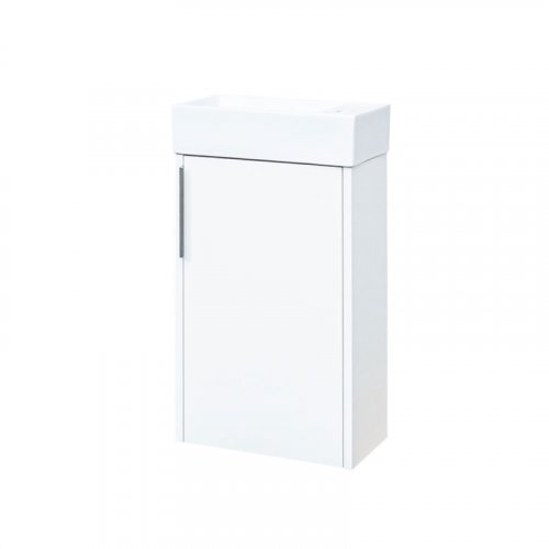 Mereo Vigo, koupelnová skříňka s keramickým umývátkem, 41 cm, bílá CN340