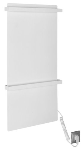 Sapho ELMIS elektrický sušák ručníků 400x800 mm, 120 W, hliník, bílá mat EB420