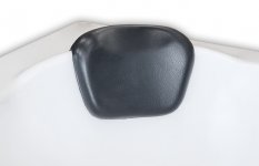 ARTTEC Relaxační podhlavník na vanu odnímatelný 25 x 17 cm, černý SOR01958