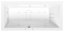 Polysan MARLENE HYDRO-AIR hydromasážní vana, 170x80x48cm, bílá 72403HA