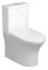Bruckner LEON RIMLESS WC mísa pro kombi, spodní/zadní odpad, bílá 201.421.4