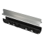 ALCA Venkovní žlab štěrbinový se symetrickým nástavcem 100 mm, pozinkovaná ocel AVZ101-R123