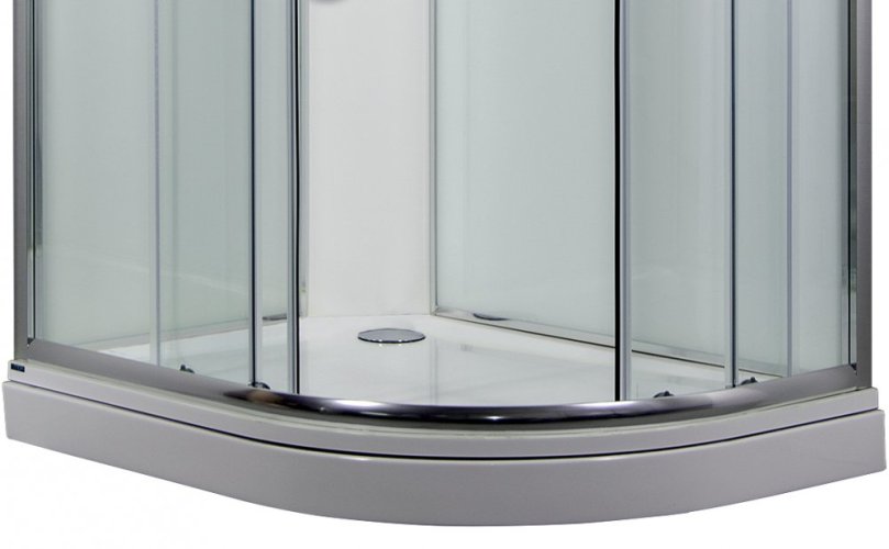 ARTTEC SIRIUS 120 x 90 cm - Sprchový box model 1 chinchilla sklo levá vanička PAN04550