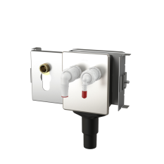 ALCA Instalační rám pro sifon pračkový podomítkový pro napojení dvou spotřebičů AS-P124