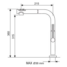 Sinks SLIM S2 lesklá AVSLS2CL