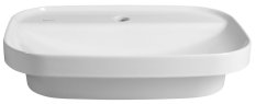Isvea INFINITY keramické umyvadlo zápustné, 55x40cm, bílá 10NF50055