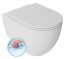 Isvea INFINITY závěsná WC mísa, Rimless, 36,5x53cm, bílá 10NF02001