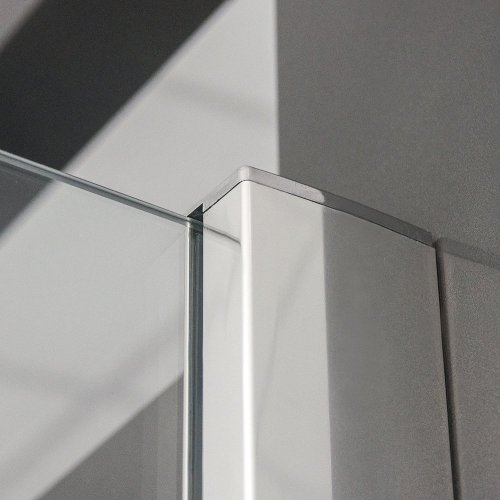 ROTH ELEGANT LINE GDOL1/1000 sprchové dveře 1000x2000mm levé jednokřídlé, bezrámové, brillant/transparent, 132-100000L-00-02