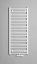 Bruckner ALBRECHT otopné těleso 500x1250 mm, středové připojení, bílá 600.114.4