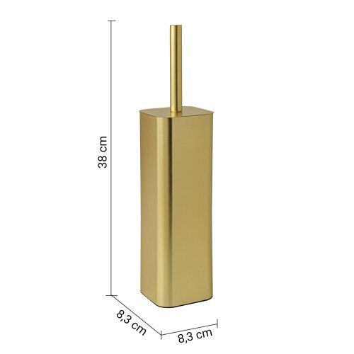 Gedy JACK WC štětka na postavení, zlato mat 133488