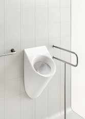 GSI PURA urinál se zakrytým přívodem vody, 25x61cm, bílá ExtraGlaze 889711