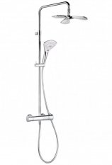 KLUDI FIZZ sprchový set Dual Shower System, s termostatem, chrom, 6709605-00