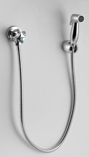 Sapho Dvojventil s bidetovou sprchou s napojením WC nádrže, chrom CQ4105-01