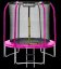 Trampolína Marimex Standard 183 cm růžová + vnitřní ochranná síť + schůdky ZDARM 19000109