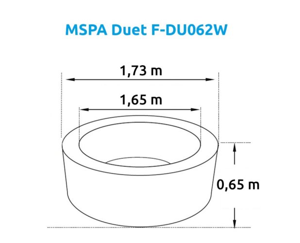 Marimex Vířivý bazén MSPA Duet F-DU062W 11400273