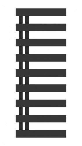 HOPA Koupelnový radiátor EDINBURGH antracit Barva radiátoru - Antracit, Rozměr radiátoru - 500 × 1380 mm, výkon 543 W, Typ připojení - Spodní 50 mm RADEDI501416