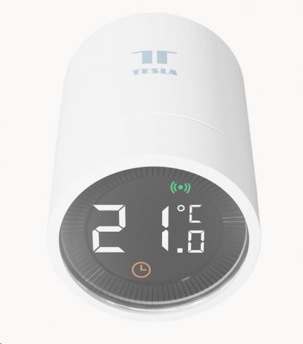 Tesla Smart Thermostatic Valve Style, termostatická hlavice elektronická, TSL-TRV-GS361A