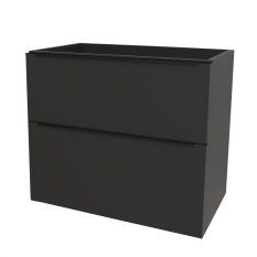 Mereo Mailo, koupelnová skříňka 101 cm, černé madlo, Multidecor, Černá Supermat CN592SBCIPM
