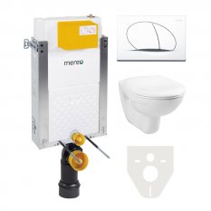 Mereo WC komplet pro zazdění s přislušenstvím MM01SET
