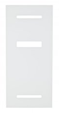 Instalprojekt Koupelnový radiátor SISI Barva radiátoru - Bílá, Povrch - Sklo bílé L04, Rozměr radiátoru - 551 × 1026 mm, výkon 431 W RADSIS50120E344