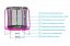 Trampolína Marimex Standard 183 cm růžová + vnitřní ochranná síť + schůdky ZDARM 19000109