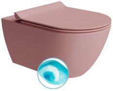 GSI PURA závěsná WC mísa, Swirlflush, 36x55cm, blush dual-mat 881524