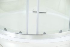 HOPA Sprchový kout LUGO Barva rámu - Chrom/Leštěný hliník (ALU), Rozměr A - 90 cm, Rozměr B - 90 cm, Rozměr C - 195 cm, Výplň - Grape bezpečnostní sklo - 5 mm OLBLUGO90CP