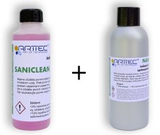 ARTTEC SANICLEAN + NANOPROTECT Set čistících prostředků proti vodnímu kameni SET4991