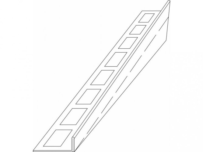 BESCO Spádová lišta NEO - zlatá Barva - Zlatá, Materiál - Nerez, Rozměr A - 150 cm, Varianta - Levá ZLLSN150LZL