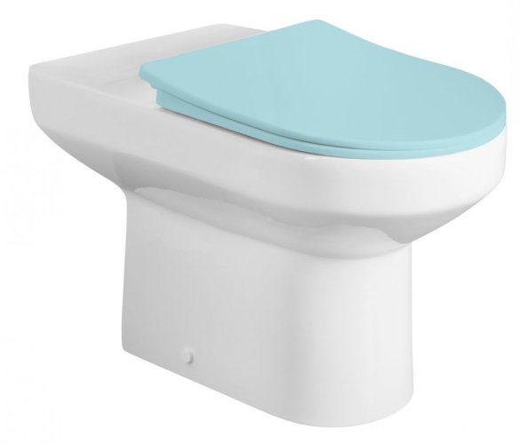 Aqualine VERMET WC kombi mísa, zadní/spodní odpad, bílá VR038-432