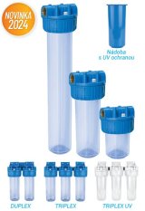 Aquacup Filtr  TRIPLEX 9 3/4" UV 1444