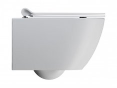 GSI PURA závěsná WC mísa, Swirlflush, 36x50cm, bílá dual-mat 881609