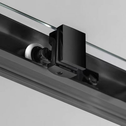 Gelco SIGMA SIMPLY BLACK sprchové dveře posuvné pro rohový vstup 800 mm, čiré sklo GS2180B