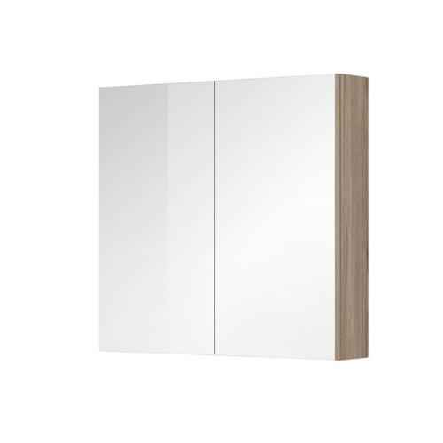 Mereo Aira, Ponte koupelnová galerka 80 cm, zrcadlová skříňka, dub Kronberg CN717GD