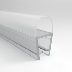 HOPA Spodní silikonový těsnící profil, na sklo 6mm, délka 1 bm BT3010065