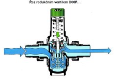 HONEYWELL ventil redukční 1/2", D06F-1/2A
