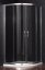 ARTTEC Sprchový kout čtvrtkruhový BRILIANT 90 x 90 x 195 cm šedé sklo PAN04690