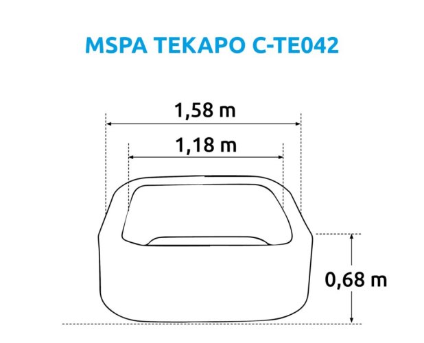 Marimex Vířivý bazén MSPA Tekapo C-TE042 11400266