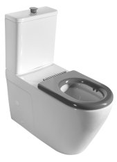 Sapho MEDIC RIMLESS WC kombi mísa s nádržkou, spodní/zadní odpad, bílá MC102