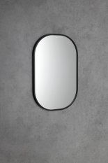 Sapho CONA SLIM zrcadlo v rámu 40x60cm, černá NC245