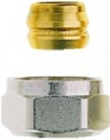 HEIMEIER svěrné šroubení pro vnější závit pro CU nikl 15 mm, 3831-15.351