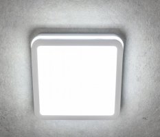 KANLUX BENO stropní LED svítidlo 260x55x260mm, 24W, bílá 33342