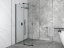 BESCO Walk-in sprchový kout VAYO BLACK BARVA rámu - Černá, Rozměr A - 130 cm, Rozměr C - 200 cm, Směr zavírání - Univerzální Levé / Pravé, Výplň - Čiré bezpečnostní sklo - 8 mm BCVAYO130BC